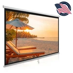 Universal 100" Roll-down Pull-down Manual Projection Screen White PRJSM1006. Fixed Price $84.99.
